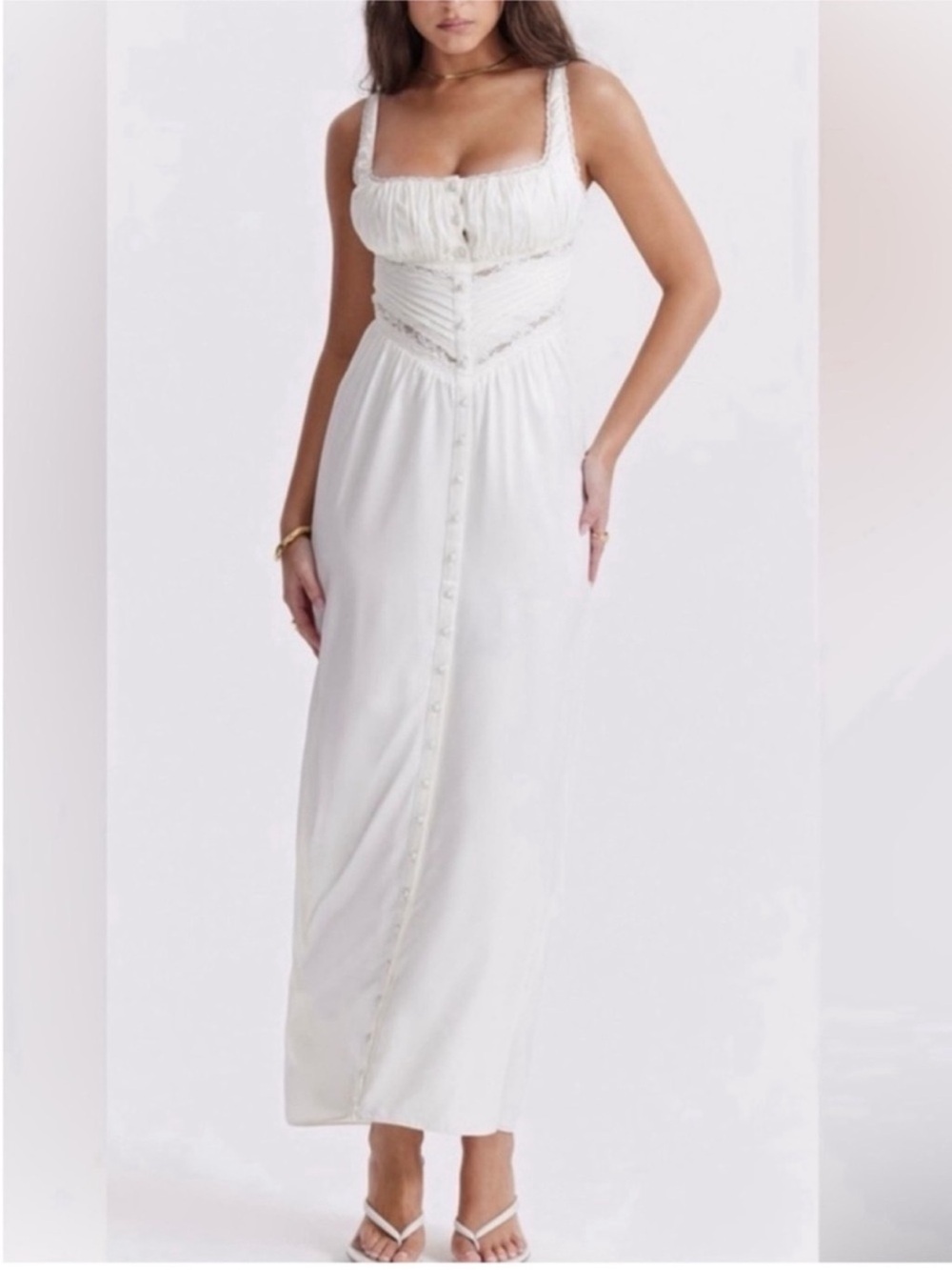 House Of Cb Illiana Silk Maxi Dress - Picture 4 of 8